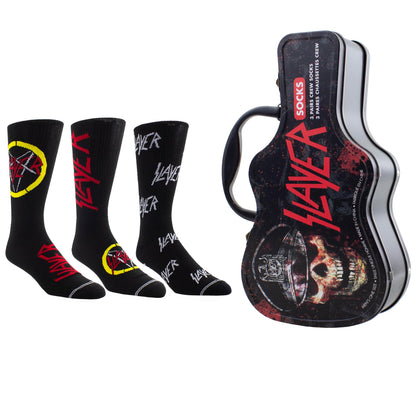 PERRI'S SOCKS - Licensed Guitar Tins with 3 Pairs of Socks