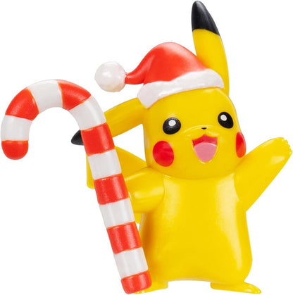 Pokémon Holiday Calendar 2025 - Features 16 2-Inch Battle Figures with Special Finish and Eight Unique Accessories