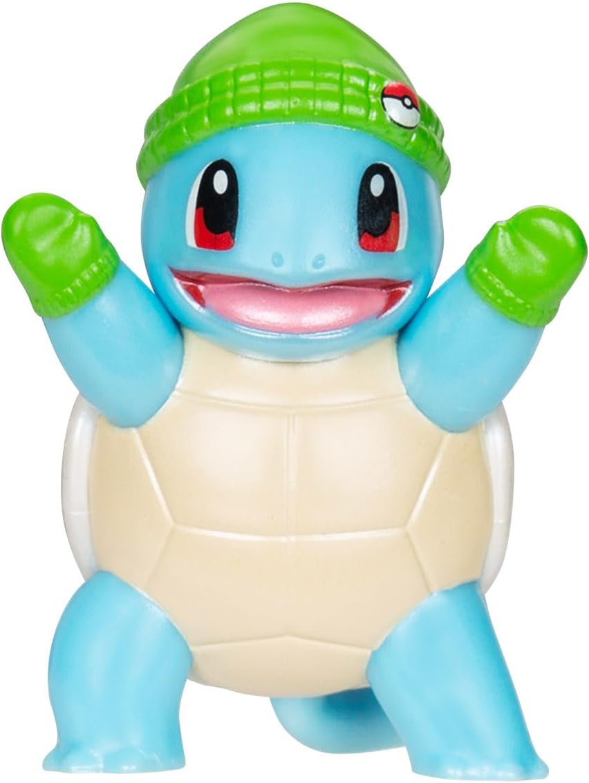 Pokémon Holiday Calendar 2025 - Features 16 2-Inch Battle Figures with Special Finish and Eight Unique Accessories
