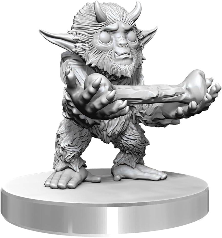 WizKids Dungeons & Dragons Nolzur's Marvelous Miniatures | Unpainted Figures | Wave 26 (Yeti Tykes
