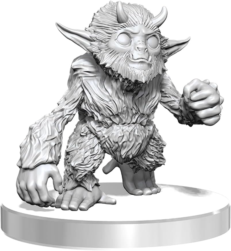 WizKids Dungeons & Dragons Nolzur's Marvelous Miniatures | Unpainted Figures | Wave 26 (Yeti Tykes