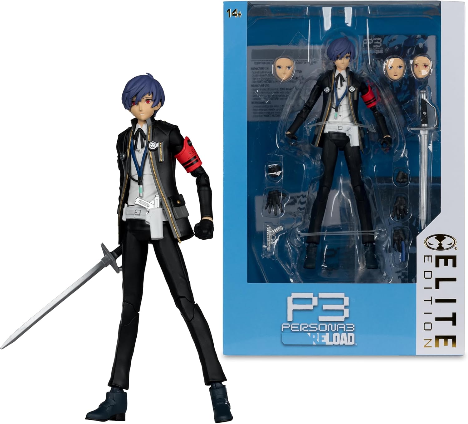McFarlane Persona 3 Reload The Protagonist 7in Deluxe Action Figure Elite Edition #5