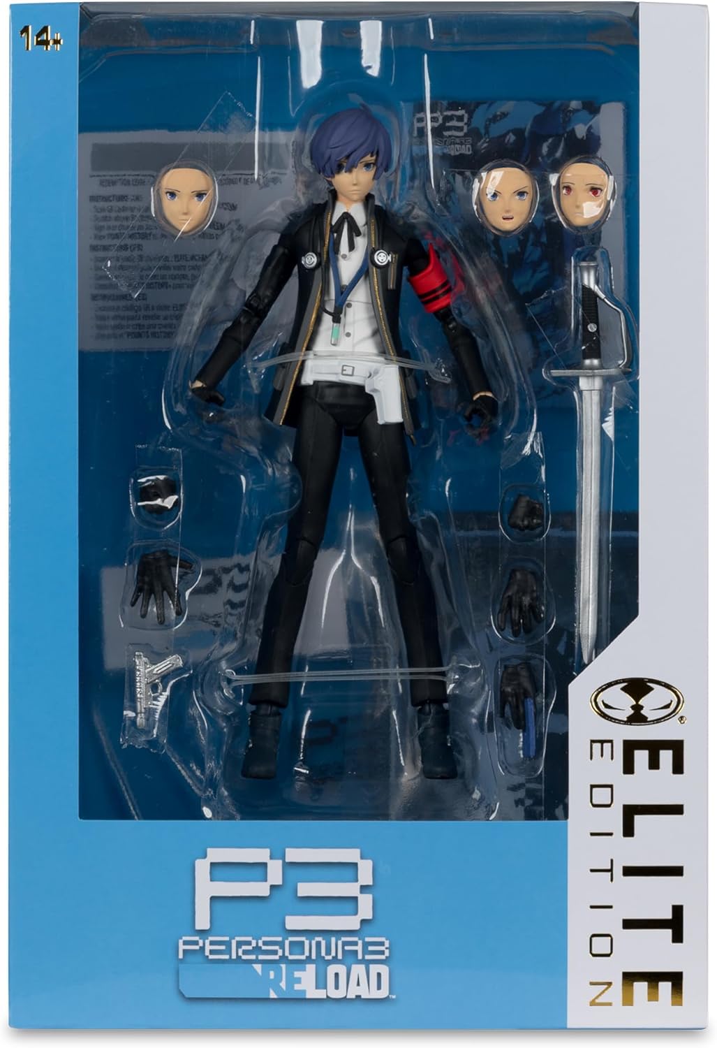 McFarlane Persona 3 Reload The Protagonist 7in Deluxe Action Figure Elite Edition #5