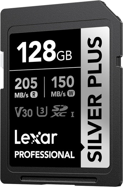 Lexar Silver Plus Sd Card 128Gb