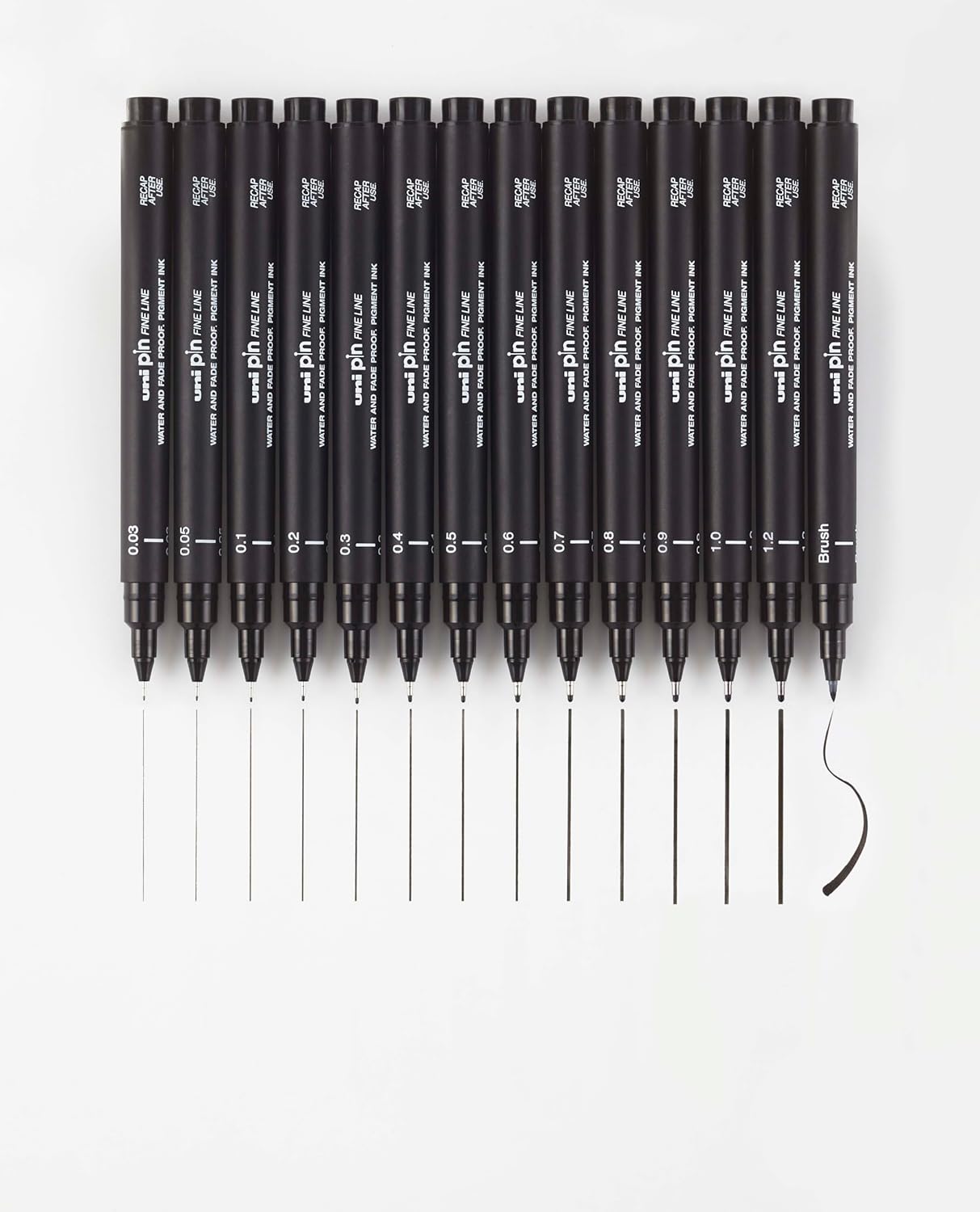 Uni-Ball - Pin Set 5Pcs - Lettering (401245)