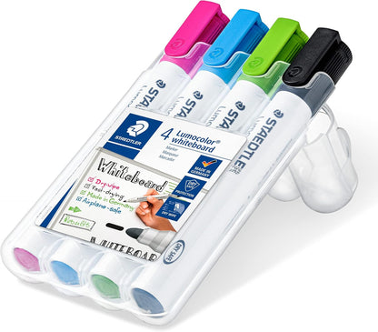 Staedtler - Lumocolor Whiteboard Marker 2,0 Mm - 4 Pc. Asst. (351 Wp4-1)