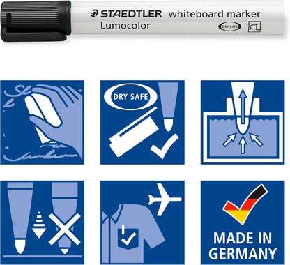 Staedtler - Lumocolor Whiteboard Marker 2,0 Mm - 4 Pc. Asst. (351 Wp4-1)