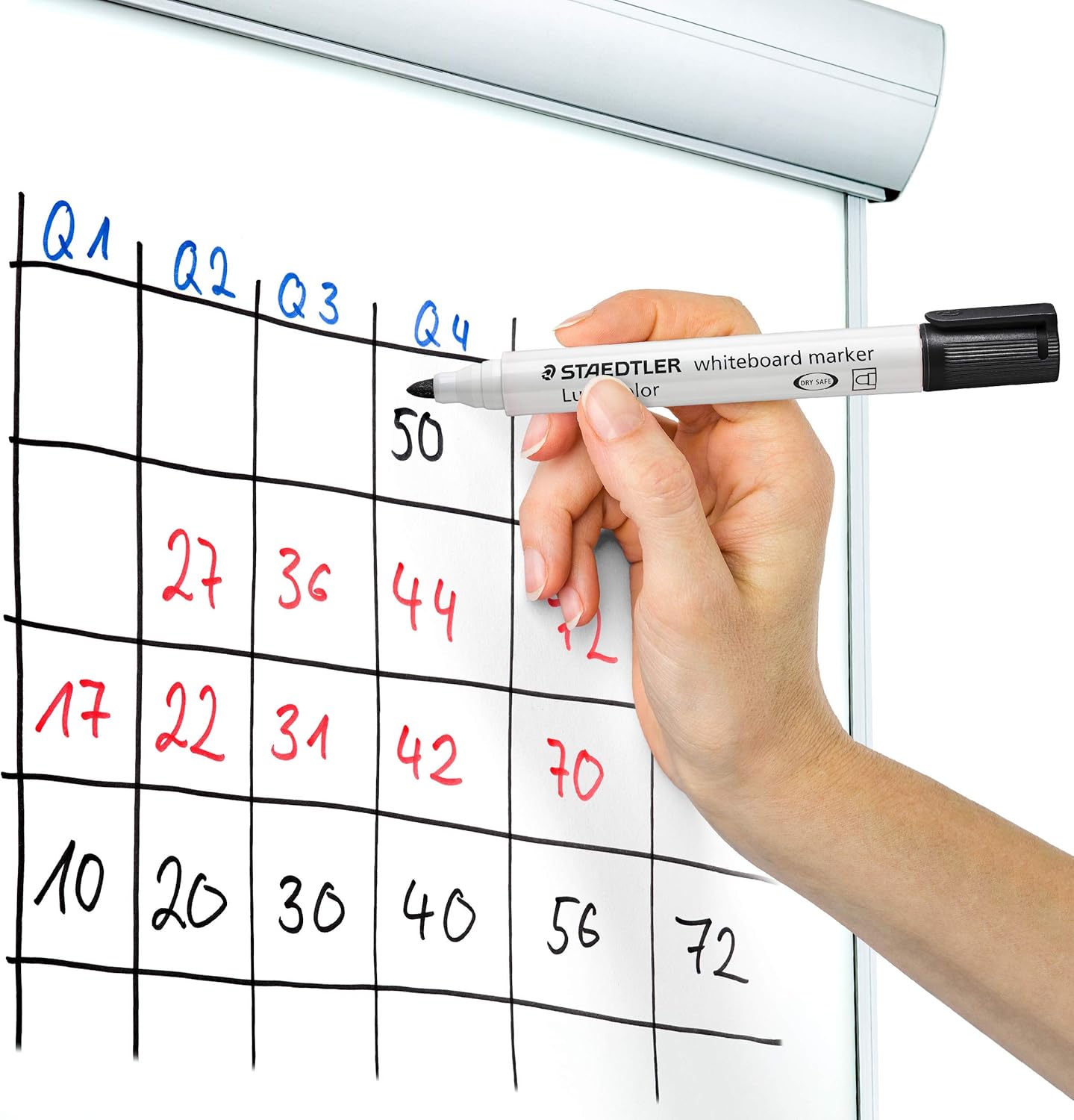 Staedtler - Lumocolor Whiteboard Marker 2,0 Mm - 4 Pc. Asst. (351 Wp4-1)