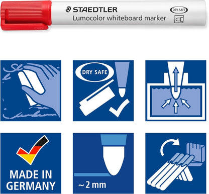 Staedtlet - Lumocolor Whiteboard Marker 2,0 Mm - 10 Pc. Asst. (351 C10)