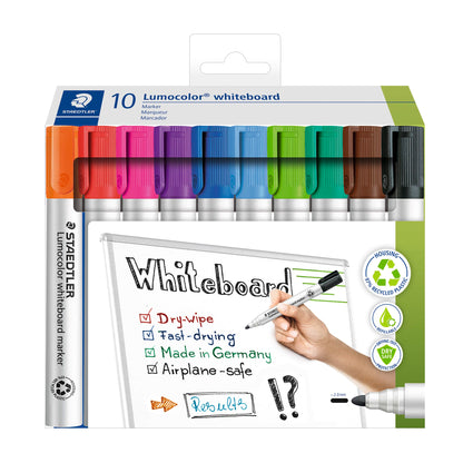 Staedtlet - Lumocolor Whiteboard Marker 2,0 Mm - 10 Pc. Asst. (351 C10)