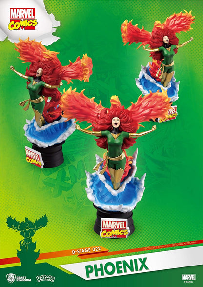 Beast Kingdom - Figure Diorama Jean Grey Felix X-Men Marvel 15cm Action Dolls, Multicolor (97954