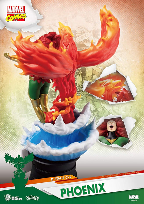 Beast Kingdom - Figure Diorama Jean Grey Felix X-Men Marvel 15cm Action Dolls, Multicolor (97954