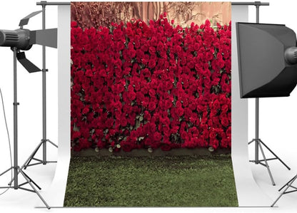 Multifunctional Flower Wall 210X150cm Rose Wedding Party Decoration 3D Photography Backdrops H6