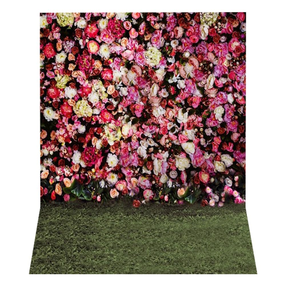 Multifunctional Flower Wall 210X150cm Rose Wedding Party Decoration 3D Photography Backdrops H6