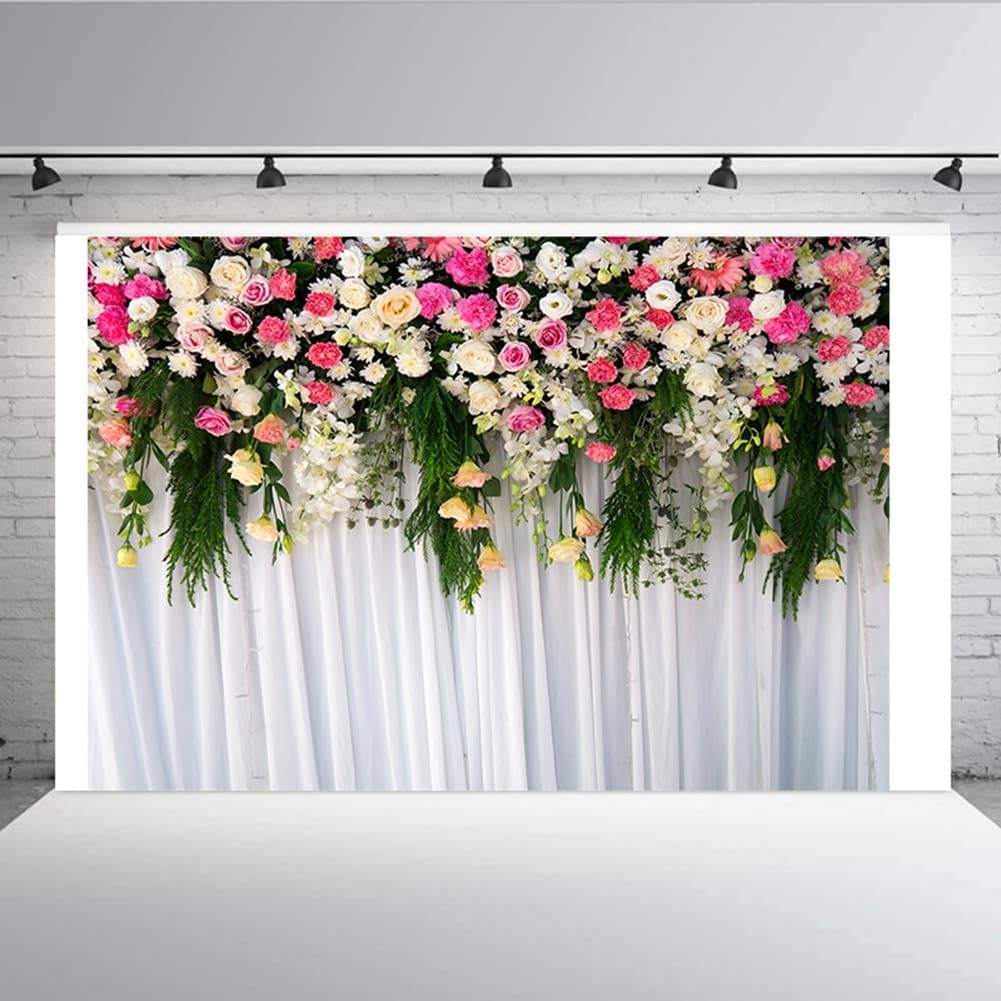 Multifunctional Flower Wall 210X150cm Rose Wedding Party Decoration 3D Photography Backdrops H6