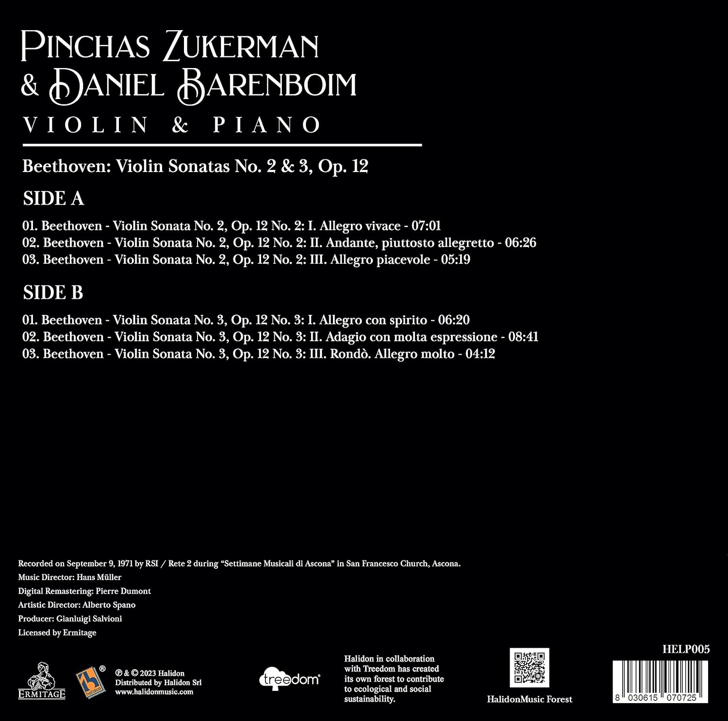 Vinile Pinchas Zukerman e Daniel Barenboim - Violin e Piano - Beethoven: Violin Sonatas
