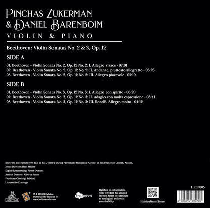 Vinile Pinchas Zukerman e Daniel Barenboim - Violin e Piano - Beethoven: Violin Sonatas