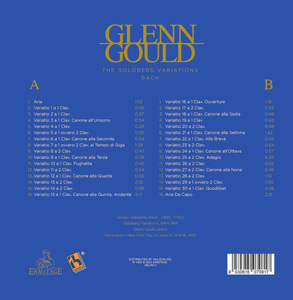 Glenn Gould – The Goldberg Variations Bach