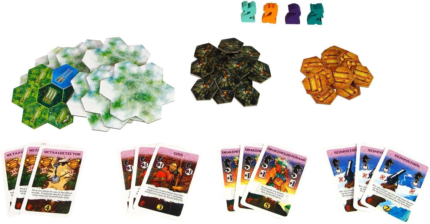 999 Games - 999 Games De Zoektocht naar El Dorado: Draken Schatten & Mysteries Bordspel