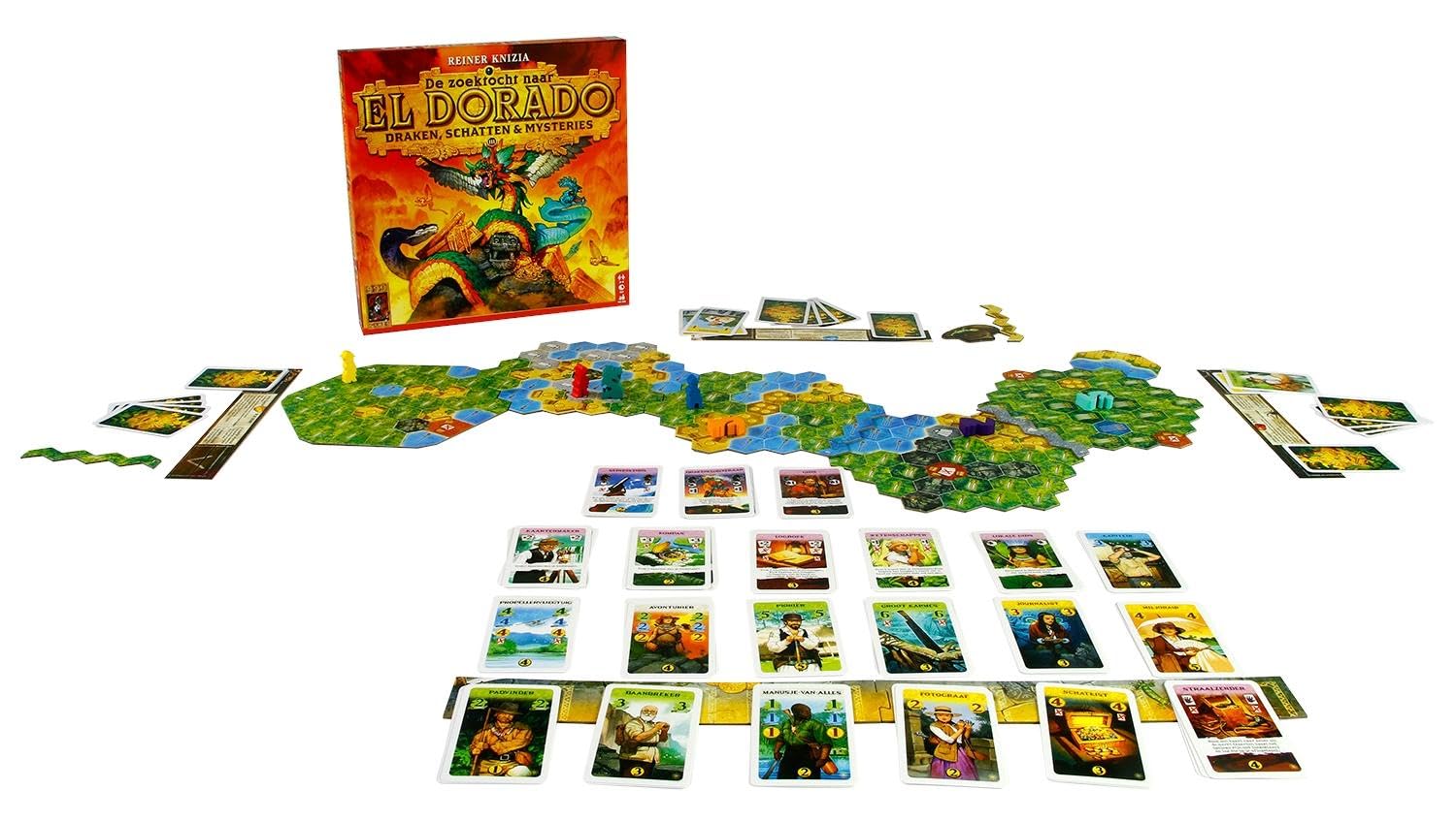 999 Games - 999 Games De Zoektocht naar El Dorado: Draken Schatten & Mysteries Bordspel