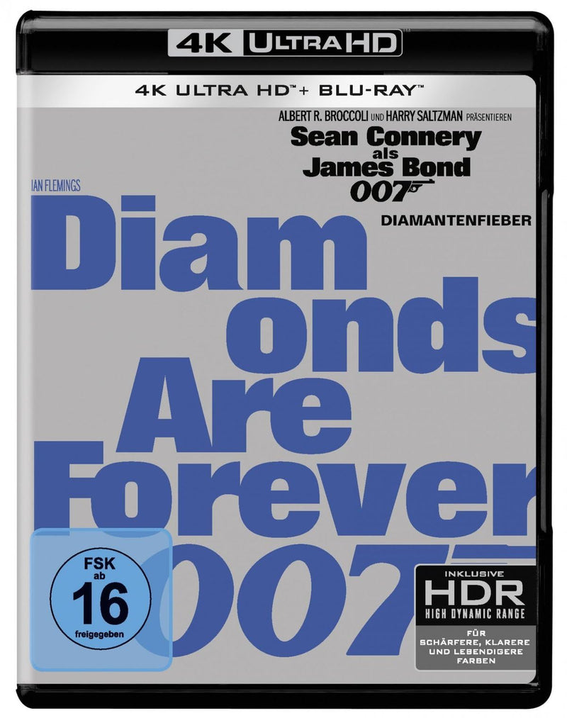 James Bond – Diamantenfieber (4K Ultra HD) + (Blu-ray