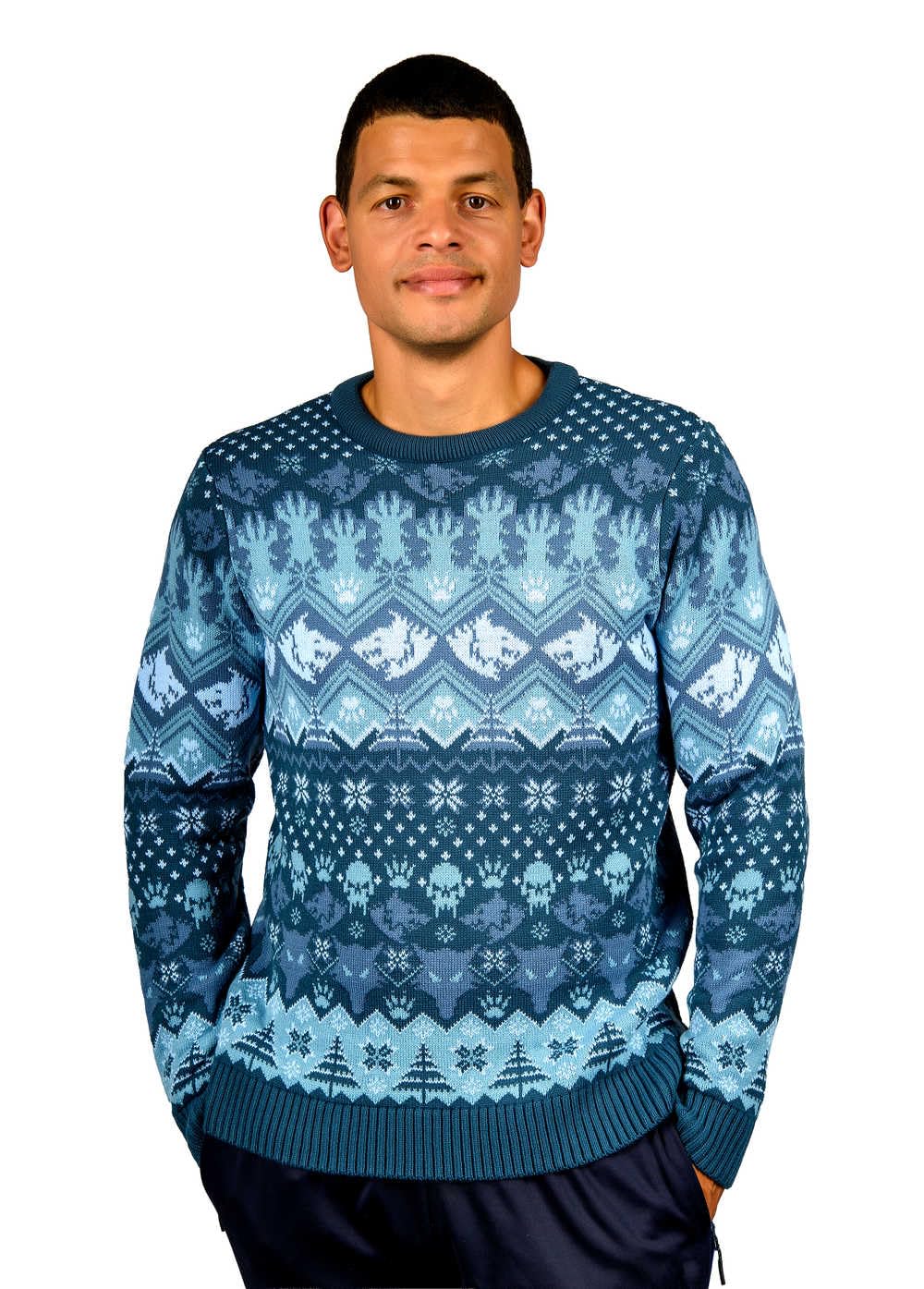 Warhammer 40,000 Christmas Sweater Space Wolves Size L