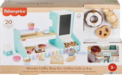 Fisher-Price - Wooden Coffee Shop Set