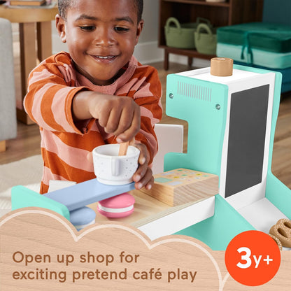 Fisher-Price - Wooden Coffee Shop Set