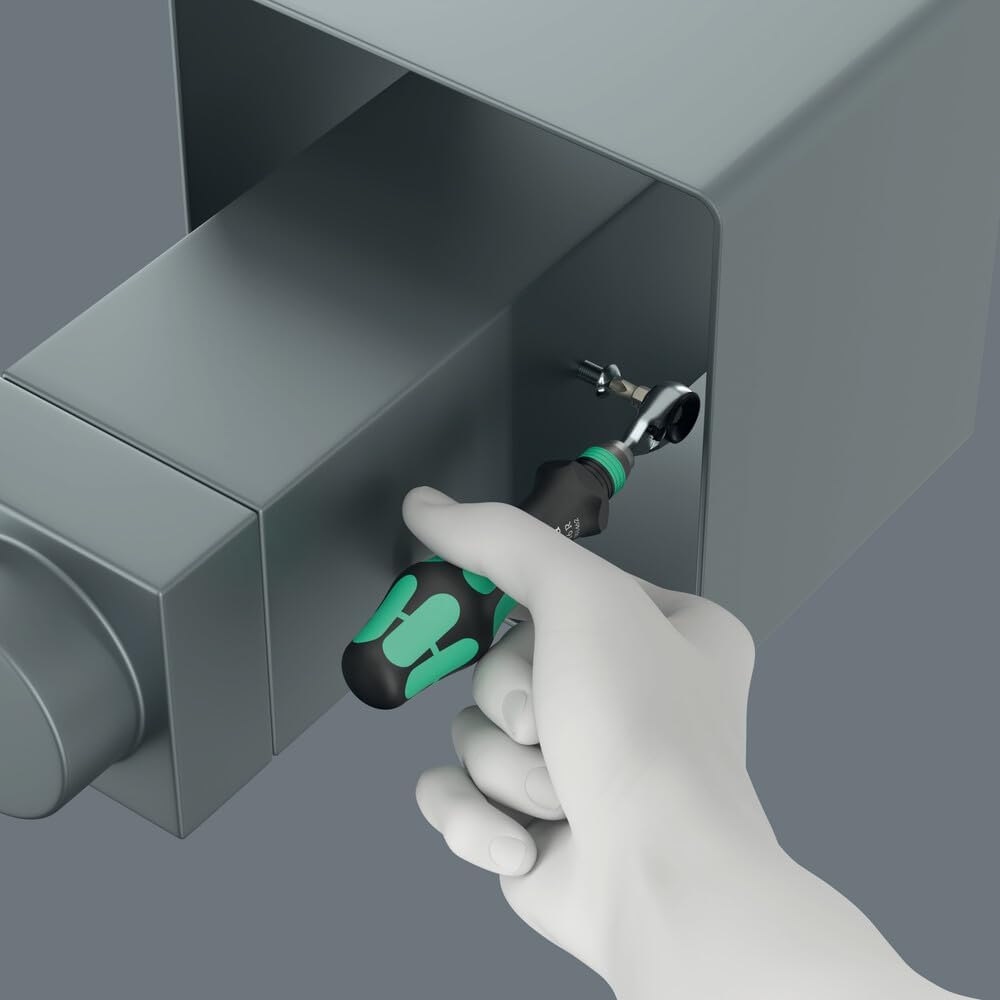 Wera 8011 Zyklop Mini 4 Bit Ratchet, 1/4" - 05003662001