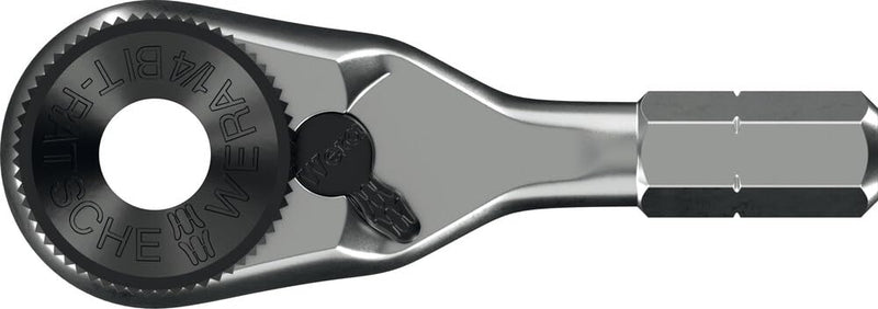 Wera 8011 Zyklop Mini 4 Bit Ratchet, 1/4" - 05003662001