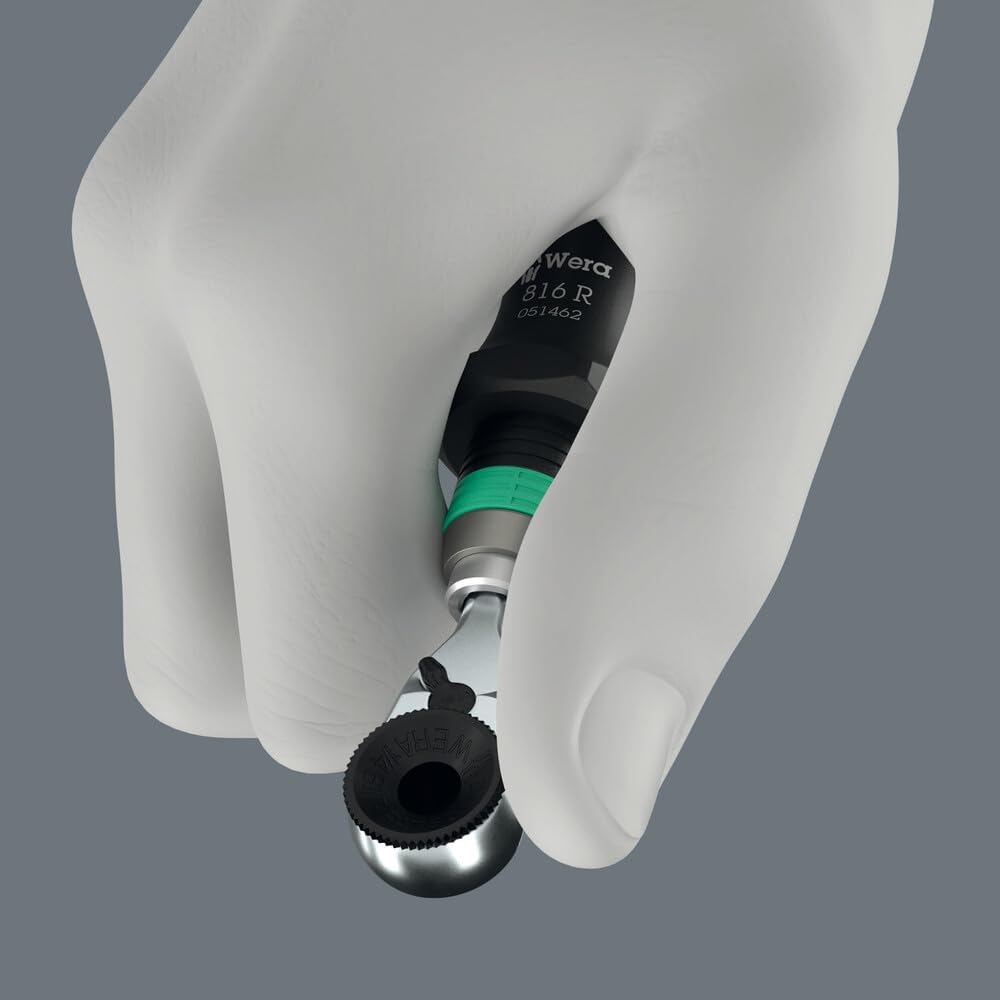 Wera 8011 Zyklop Mini 4 Bit Ratchet, 1/4" - 05003662001
