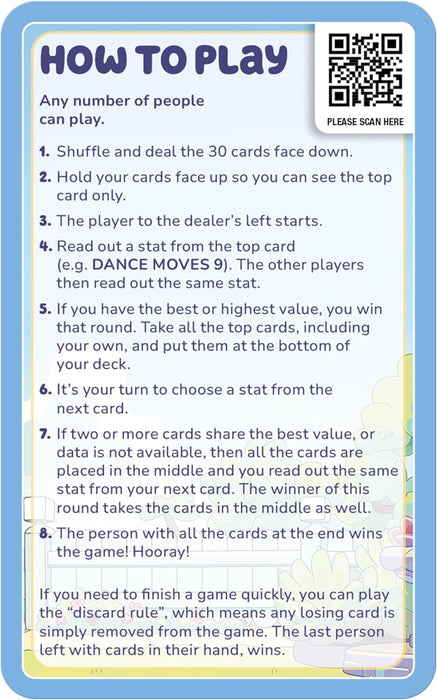 Top Trumps Bluey Specials Card Game, Play with Bluey, Bingo, and all their friends and family, educational gifts and toys for boys and girls Aged 6 plus