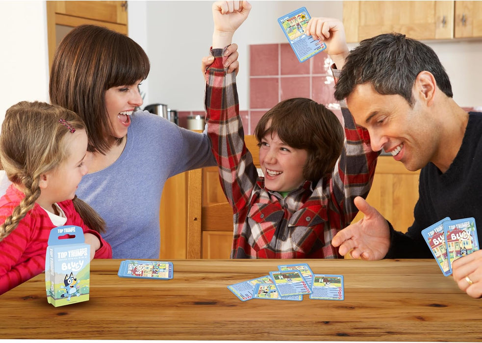 Top Trumps Bluey Specials Card Game, Play with Bluey, Bingo, and all their friends and family, educational gifts and toys for boys and girls Aged 6 plus
