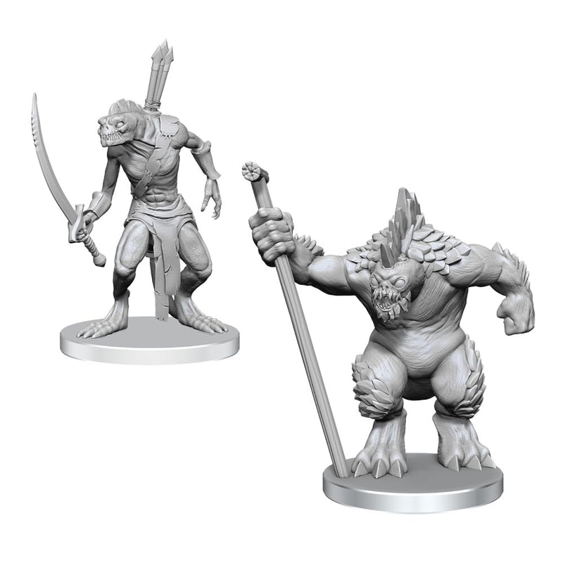 Wizkids Pathfinder Battles Deep Cuts Xulgath Skirmisher and Stoneliege Miniatures