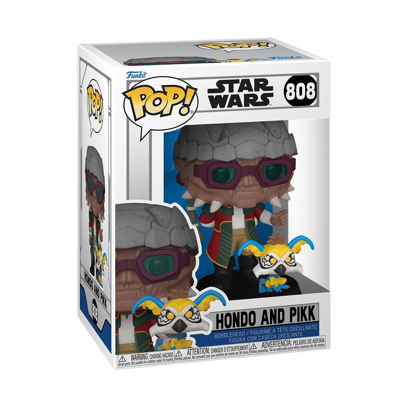 Funko Pop! & Buddy: Star Wars Clone Wars - Hondo Ohnaka & Pikk - Star Wars: Clone Wars - Figurine en Vinyle à Collectionner - Idée de Cadeau