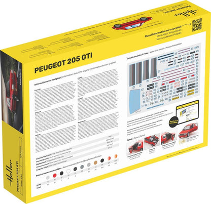 Heller - 1/24 Starter Kit Peugeot 205 Gti