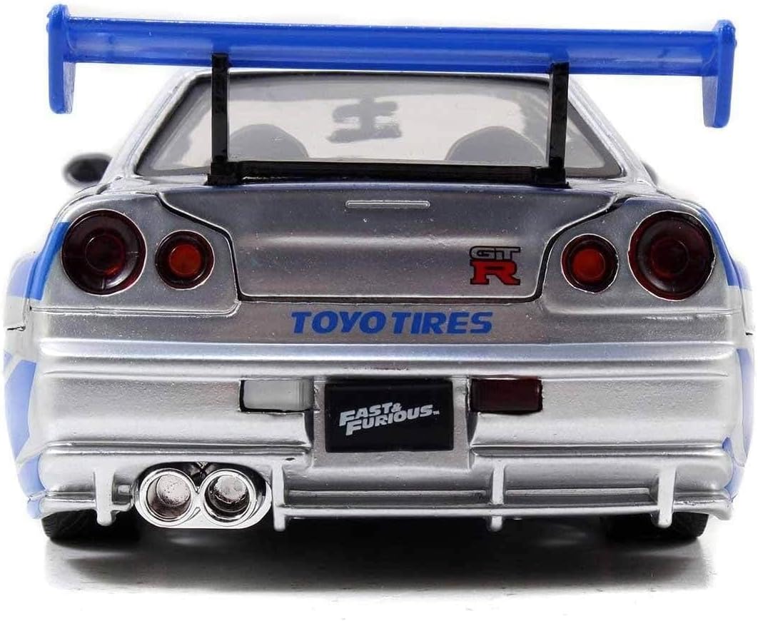 Jada Toys 253203044 - Fast & Furious 2002 Nissan Skyline 1:24, vanaf 8 jaar