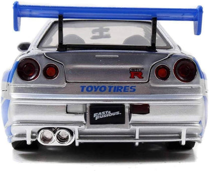 Jada Toys 253203044 - Fast & Furious 2002 Nissan Skyline 1:24, vanaf 8 jaar