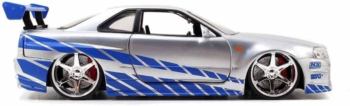 Jada Toys 253203044 - Fast & Furious 2002 Nissan Skyline 1:24, vanaf 8 jaar