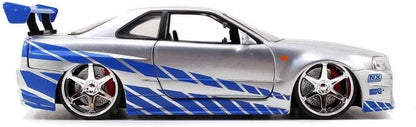 Jada Toys 253203044 - Fast & Furious 2002 Nissan Skyline 1:24, vanaf 8 jaar