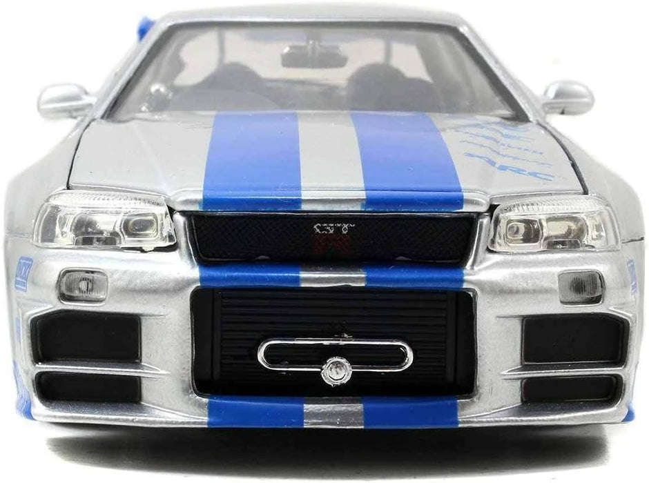 Fast & Furious: Jada Toys - 2002 Nissan Skyline Gt-R R34 In Scala 1:24