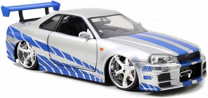 Jada Toys 253203044 - Fast & Furious 2002 Nissan Skyline 1:24, vanaf 8 jaar