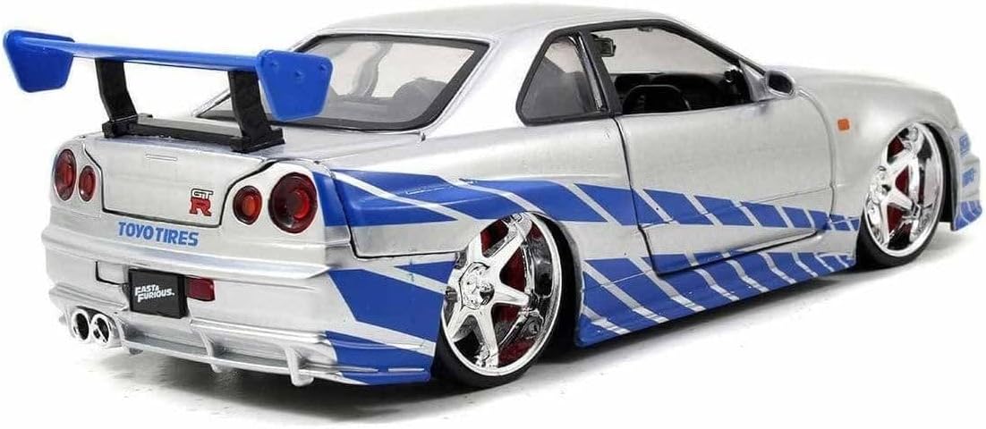 Fast & Furious: Jada Toys - 2002 Nissan Skyline Gt-R R34 In Scala 1:24