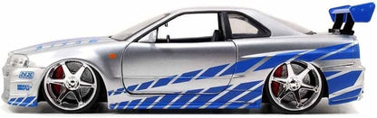 Jada Toys 253203044 - Fast & Furious 2002 Nissan Skyline 1:24, vanaf 8 jaar