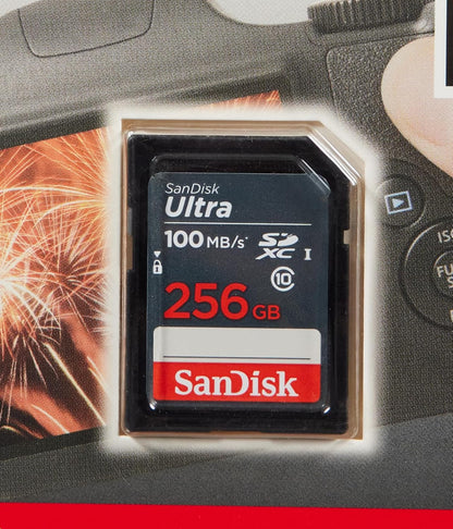 Sandisk Ultra 256Gb Sdxc Memory Card 100Mb/S