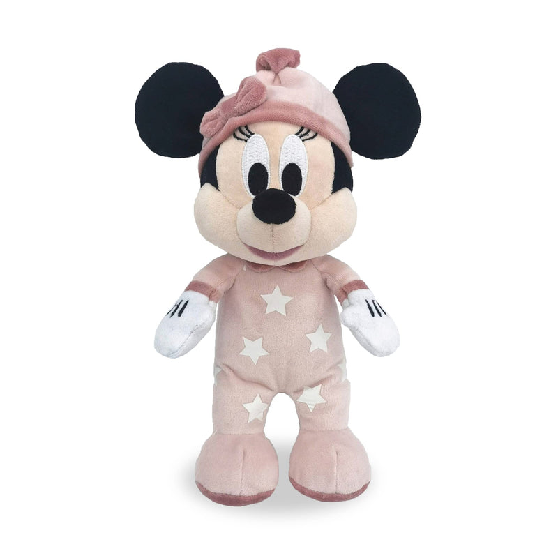 Disney 6315870353, Slaap Good Mimmi Mond Knuffeldieren, Mimmi Mouse Set knuffeldieren met pyjama met lichtgevende ster, 25 cm, vanaf 0 maanden