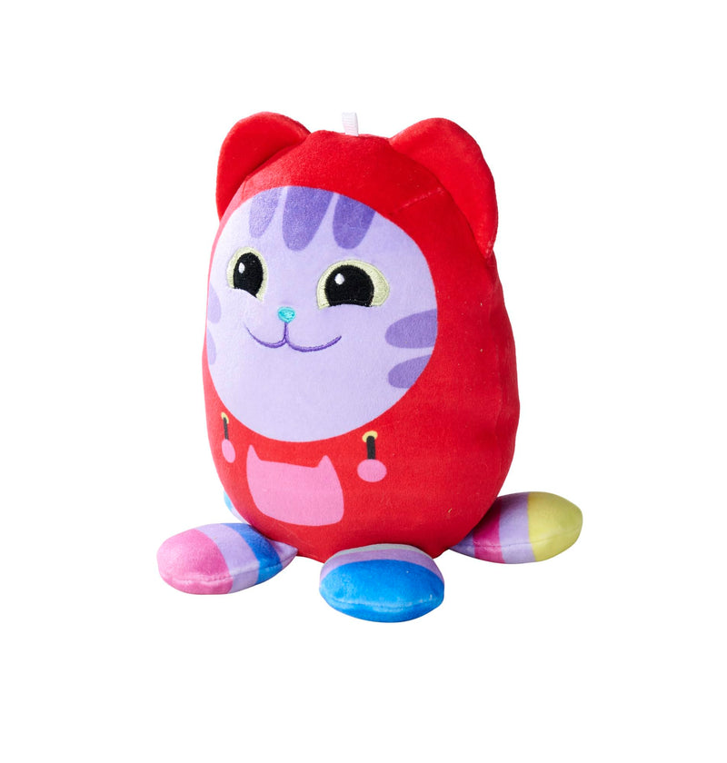 Universal 6305875329NPB Gabby's Doll Cabinet, DJ Cat Night Squishy Cuddly Toy, DJ Cat Night from DreamWorks Series, Gabby's Doll's Wardrobe as Cuddly Toys in Squishy Material, 20 cm, from 0