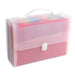 Exacompta Crystal Expanding File with Handle 33x29cm 24 Part - 55698E
