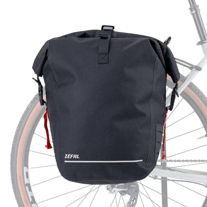 ZEFAL Z Traveler S20 Fahrradtaschen für Gepäckträger Wasserdicht 20 L - Universell Gepäckträgertasche - Widerstand Fahrradtasche Velcro - 995 g
