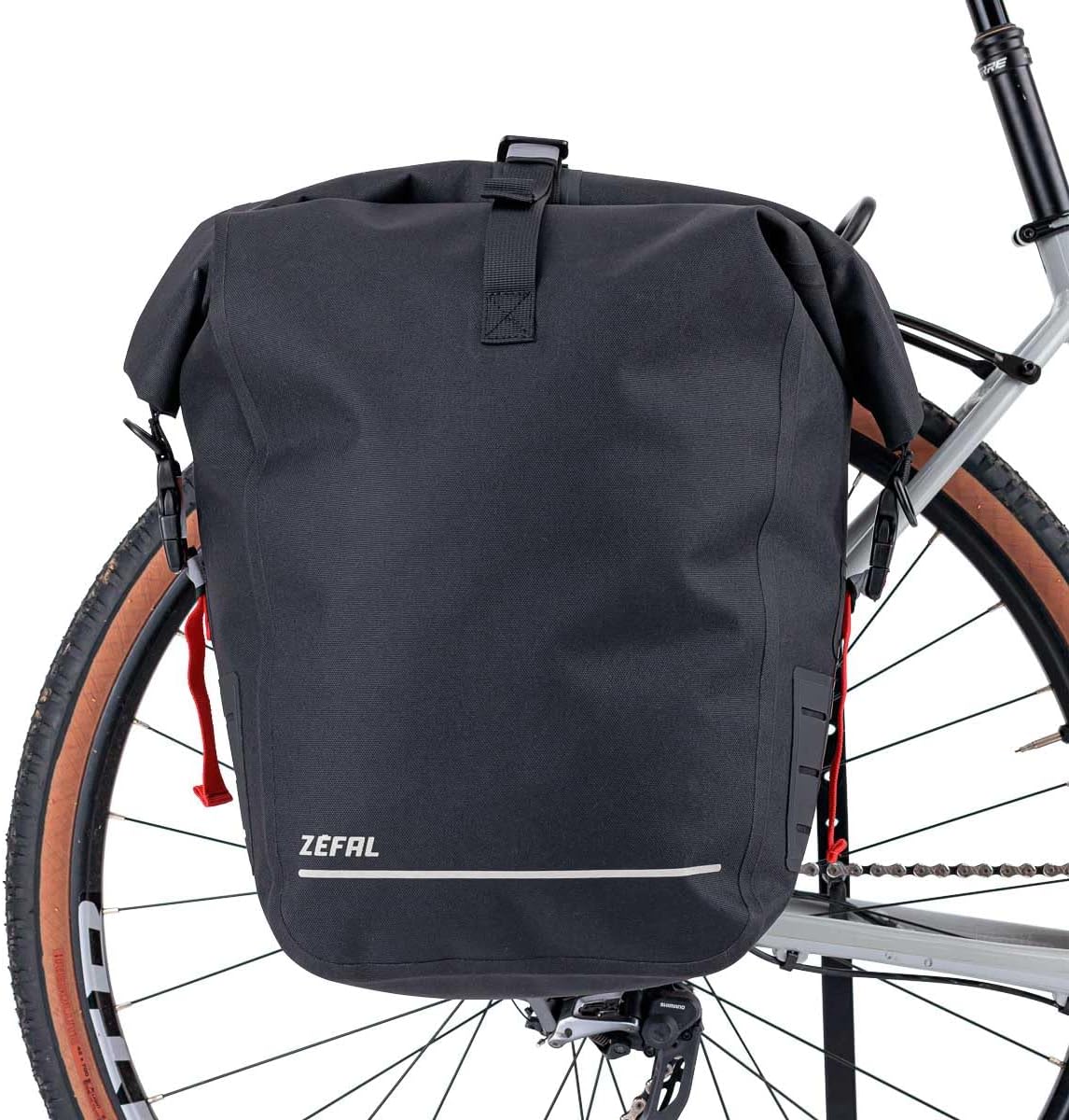 ZEFAL Z Traveler S20 Fahrradtaschen für Gepäckträger Wasserdicht 20 L - Universell Gepäckträgertasche - Widerstand Fahrradtasche Velcro - 995 g